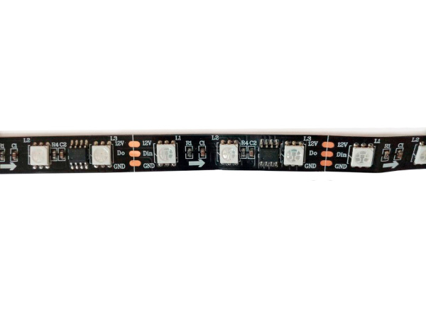 Лента св/д адресная WS2811 5050 12V 14.4W RGB 60led IP33 Giant4