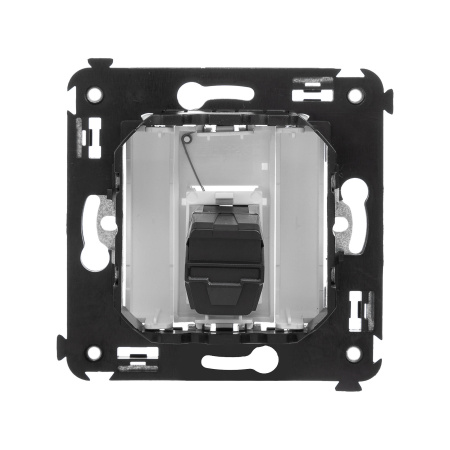 USB 3.0 розетка одинарная в стену, тип А-А, "Avanti", "Белое облако" DKC