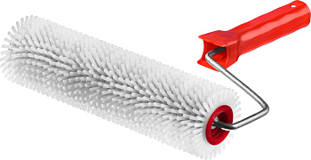 Валик игольчатый "Мастер" для наливных полов в сборе, пластмассовые иглы 13мм, 72х240мм ЗУБР