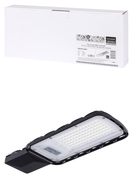 Светильник СКУ-04-050-Ш DOB 50 Вт, 5000 лм, 5000 К, 200-260 В, IP65, Народный TDM