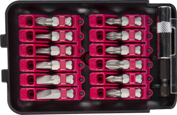 Набор : Биты РАКЕТА кованые в пластиковом боксе, 12шт ЗУБР