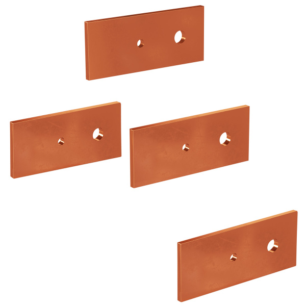 Комплект шин для выкатного блока, 630А, 4P DKC