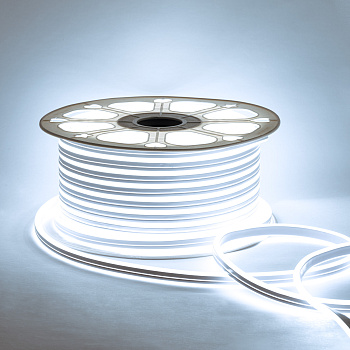 17-23 Светодиодный неон, двусторонний, 220В, 6Вт/м, 2835, 120д/м, IP65, 200Лм/м, 8*16мм, 50м, 6500К Apeyron