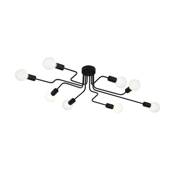 Люстра потолочная Черный E27 8*60Вт SL419.442.08 EVOLUCE