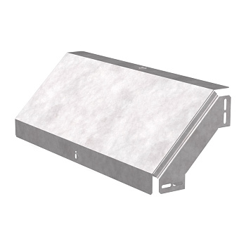 Угол вертикальный внешний 90 градусов с крышкой Стандарт 600х80 Промрукав