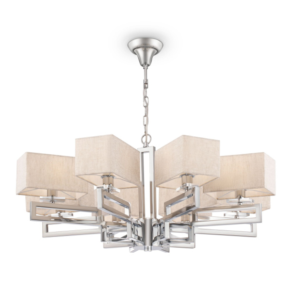 Люстра 8*E14 40Вт Никель IP20 Megapolis MOD906-08-N Maytoni