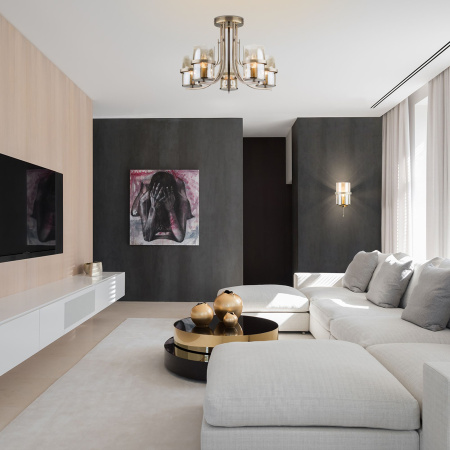 Потолочная люстра 5*E14 60Вт античная бронза IP20 Coppa (60085/5 античная бронза) Eurosvet