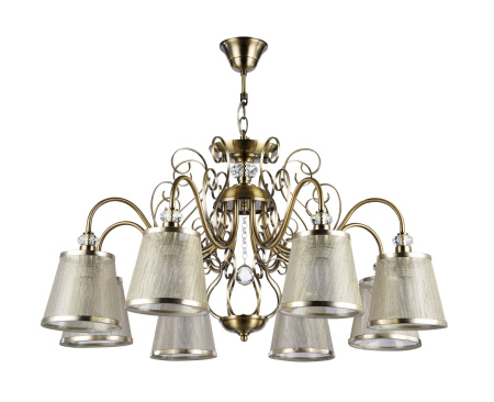 Потолочный светильник 8*E14 40Вт Бронза Антик IP20 Driana FR2405-PL-08-BZ Freya