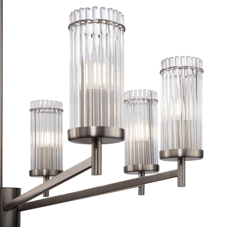 Люстра 8*E14 60Вт Никель IP20 Manisa FR5036PL-08N Freya