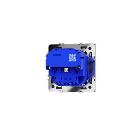 Розетка встраиваемая Voltum S70 с заземлением и защитными шторками, 16А, с USB, A+C, (кашемир)