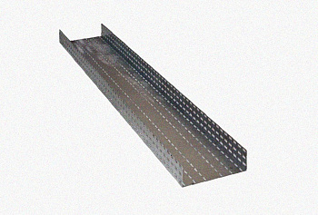 Лоток перфорированный ЛМ 300х50х3000 УТ1,5, оцинкованный лист, S0,8