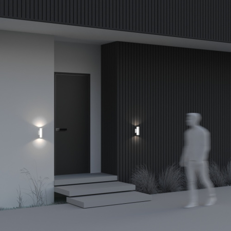 Настенный светильник (бра) 50Вт Белый IP54 Bowery O574WL-02W Outdoor Maytoni