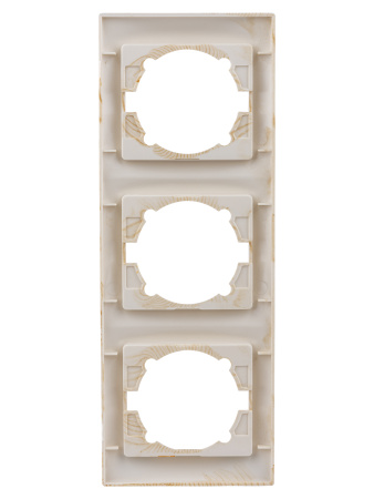 Рамка 3-х постовая вертикальная сосна "Лама" TDM