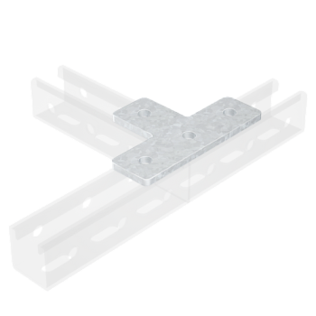 Пластина соединительная Т-обр., нержавеющая сталь AISI 304 DKC