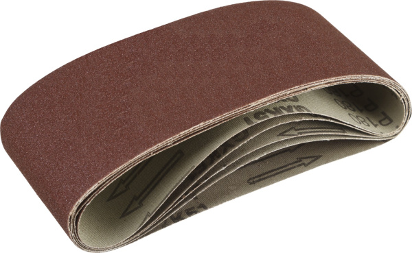 75х457 мм, P180, лента шлифовальная СТАНДАРТ, для ЛШМ, 5 шт. ЗУБР