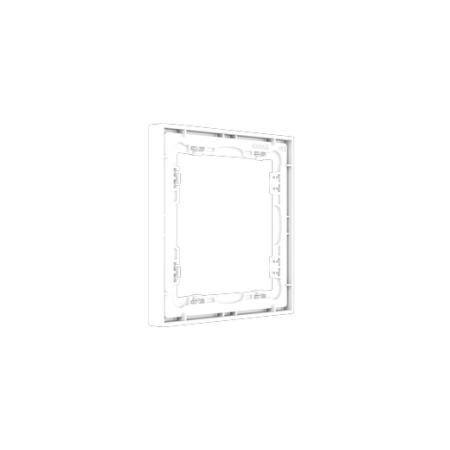 Рамка пластиковая Voltum S70 на 1 пост, (белый матовый)