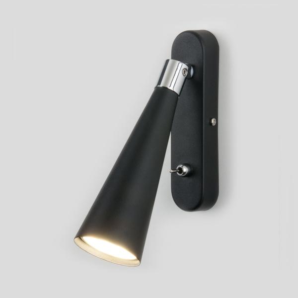 Настенный светильник 1*GU10 черный IP20 Horn (a047874) Elektrostandard Настенный светильник 1*GU10 черный IP20 Horn (a047874) Elektrostandard