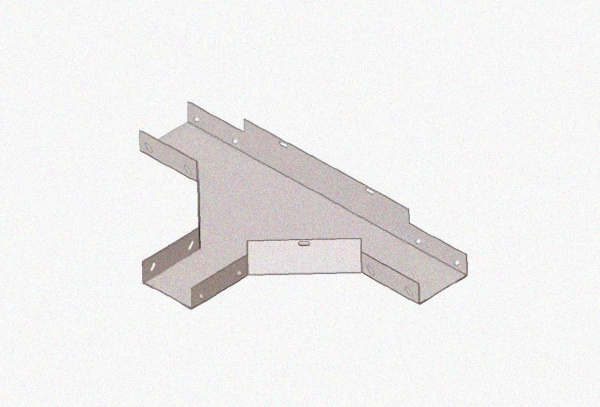 Лоток тройниковый глухой ОТГ 200х50 УХЛ1, оцинкованный лист S1,5