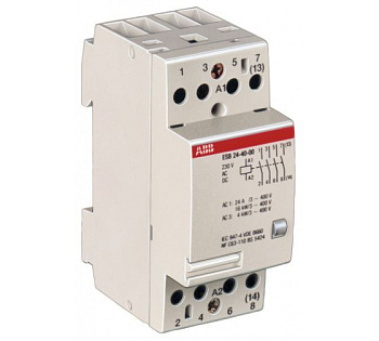 Контактор модульный ESB-40-40 (40А AC1) катушка 220В АС/DC