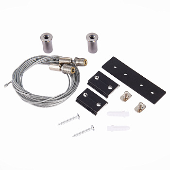 Тросовый подвес для магнитного шинопровода (2шт) Черный ST005.419.00 ST LUCE