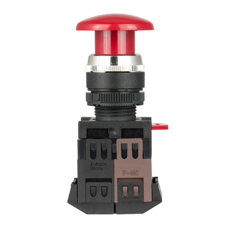 Кнопка AEAL-22 красная с фиксацией NO+NC Грибок PROxima EKF