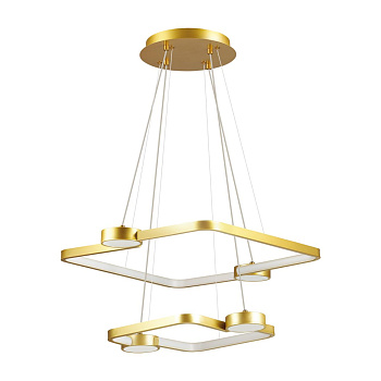 Св-к подвесной LED 92W 4558Лм 220V SHERIDAN матовое золото LUMION