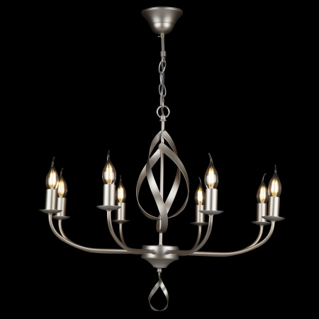 Люстра 8*E14 40Вт Серебро Антик IP20 Sealy FR5027PL-08S Freya