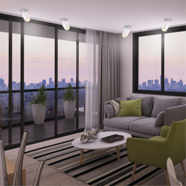 Встр.св-к IP20 GU10 50W 220V PIPE белый E NOVOTECH