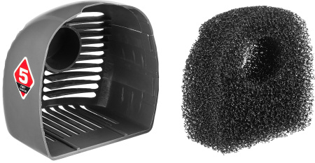 Насос фонтанный, ЗНФЧ-33-2.5, для чистой воды, напор 2,5 м, насадки: колокольчик, гейзер, каскад, 50 Вт, 33 л/мин ЗУБР