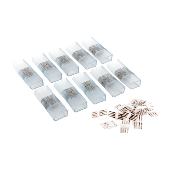 Переходник для одностороннего неона LS001 220V 5050 RGB (10 шт.) (a043637) Elektrostandard