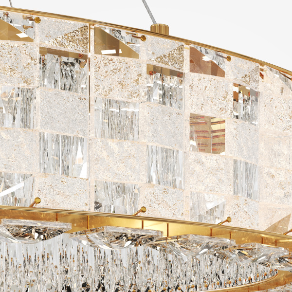 Подвесной светильник LED 40Вт Золото IP20 Castello MOD336PL-L120G3K Maytoni