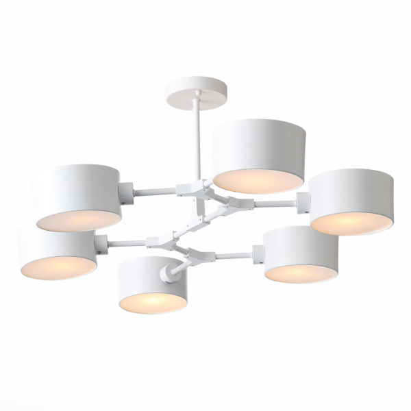 Люстра потолочная Белый/Белый E14 6*60Вт SLE183502-06 EVOLUCE