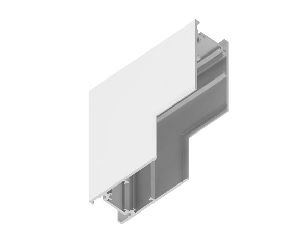 Коннектор угловой внутренний для накладного шинопровода Magnetic GL3377 WH белый 85*85*H26.9 Ambrella Light