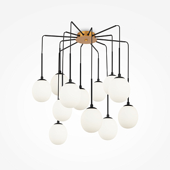 Подвесной светильник 12*G9 40Вт Золото IP20 Branch MOD176PL-12G Maytoni