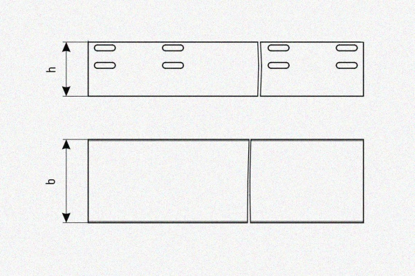 Лоток глухой ЛМГ 80х80х3000 УТ1,5, оцинкованный лист, S0,8