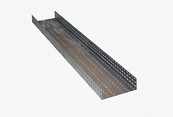 Лоток перфорированный ЛМ 150х80х3000 УТ1,5, оцинкованный лист S1,0