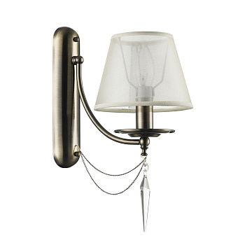 Бра 1*E14 40Вт Бронза IP20 Garcia FR2908-WL-01-BZ Freya