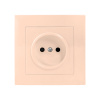 Валенсия Розетка 1-местная б/з 10А кремовая с защ, штор, EKF