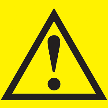 Самоклеящаяся этикетка 150х150мм "Внимание опасность" IEK