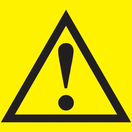 Самоклеящаяся этикетка 150х150мм "Внимание опасность" IEK