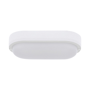 28-07 Светильник светодиодный герметичный 12Вт, 230В/50Гц, 970Лм, 4000К, IP65, 155х78х55мм, овал, матовый, белый APEYRON