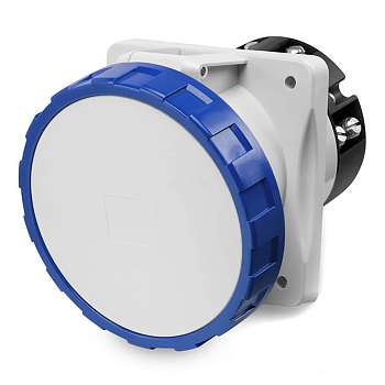 Розетка панельная с наклоном IP67 63A 2P+E 230В DKC