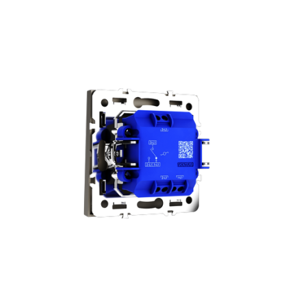 Проходной переключатель встраиваемый Voltum S70 одноклавишный 10А, (кашемир)