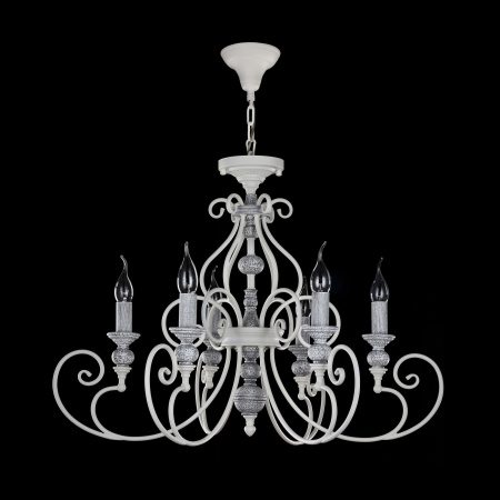 Люстра 6*E14 60Вт Белый IP20 Karina ARM631-PL-06-W Maytoni