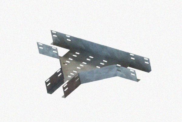 Лоток тройниковый перфорированный ОТ 300х200 УТ1,5, оцинкованный лист, S1,0