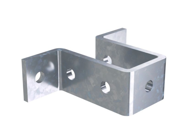 Крепление стеновое для двойного С-образного профиля 41х41, INOX 304 DKC