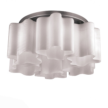 Люстра потолочная Серебристый/Белый с полосками E27 6*60Вт SL117.502.06 ST LUCE