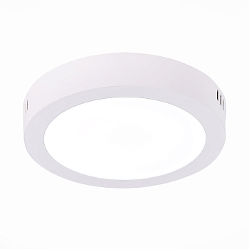 Светильник настенно-потолочный Белый LED 1*12Вт 3000К 715Lm Ra80 120° IP20 D160xH28 90-265В ST112.532.12 ST LUCE