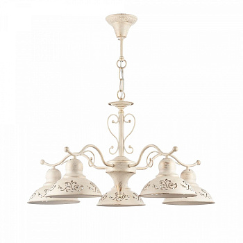 Люстра 5*E27 60Вт Кремовый с Золотом IP20 Benoit FR2566-PL-05-WG Freya