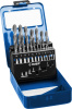 ПРОФ-В 19шт(1-10мм), Набор сверл по металлу, сталь Р6М5, класс В, мет.бокс ЗУБР